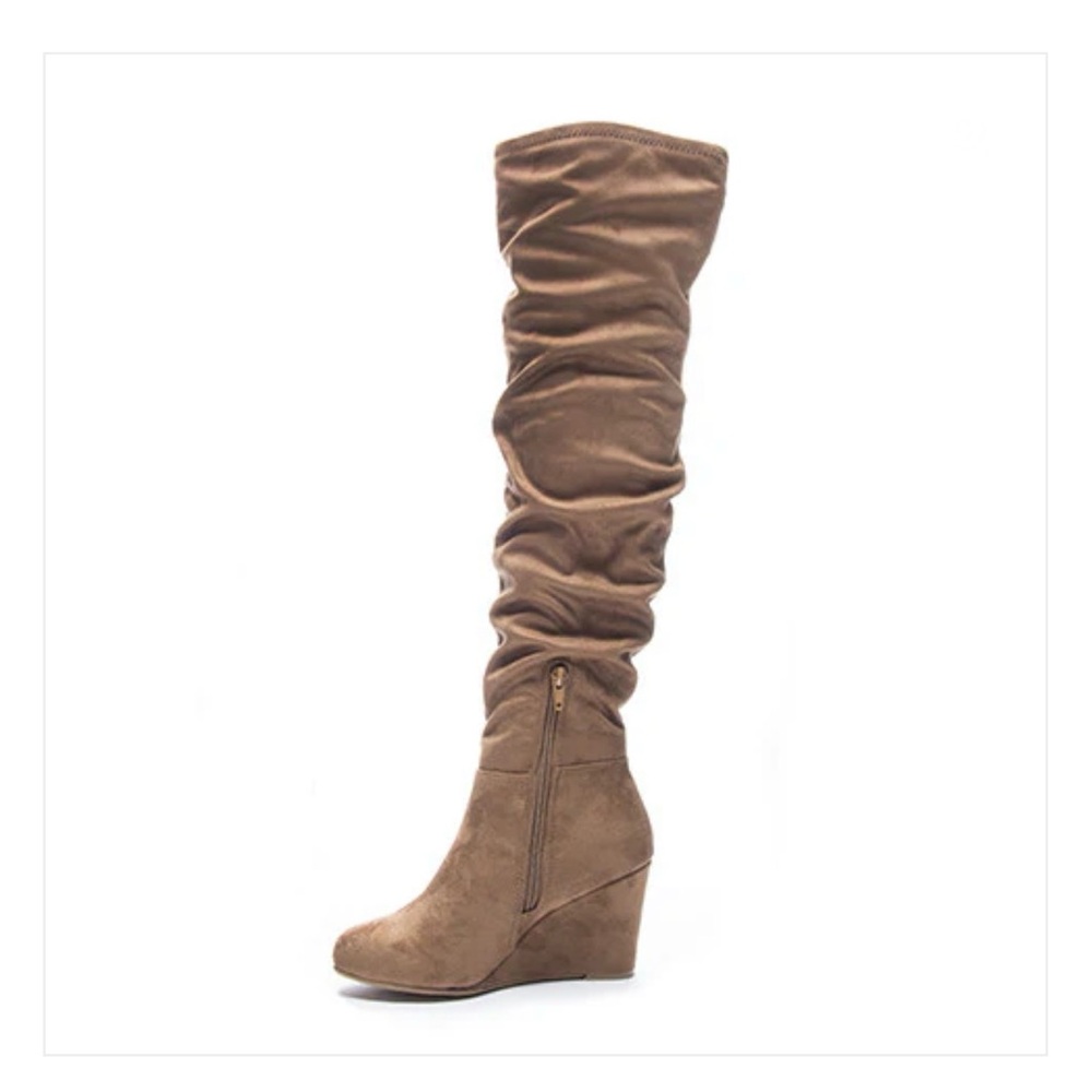 Chinese Laundry Over the Knee Boots- Tan Size 9.5